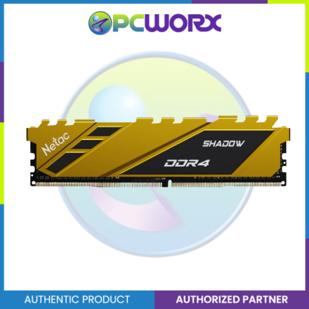 Netac NTSDD4P32SP-16B/16R/16Y 16GB 3200MHZ Dimm Red