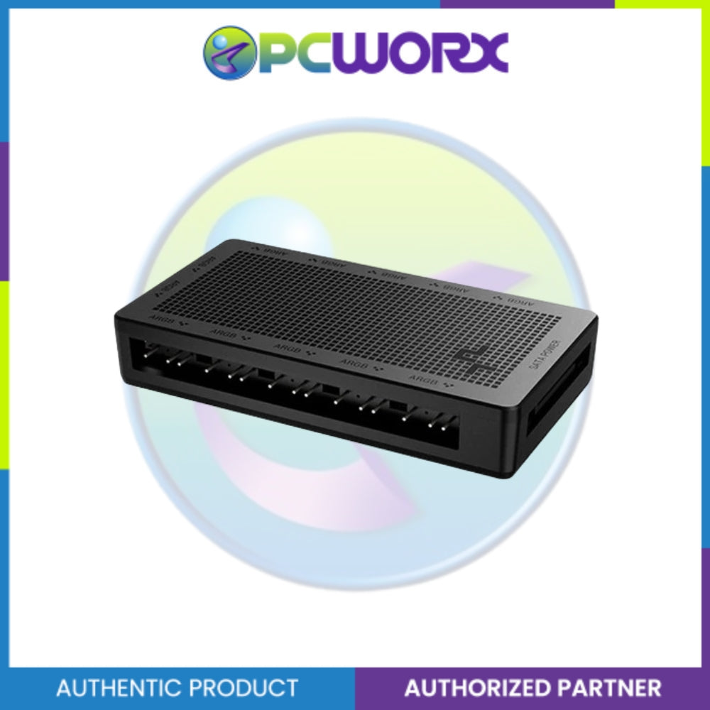 Deepcool R-SC700-BKNSNN-G SC700 12-Port ARGB Hub Black