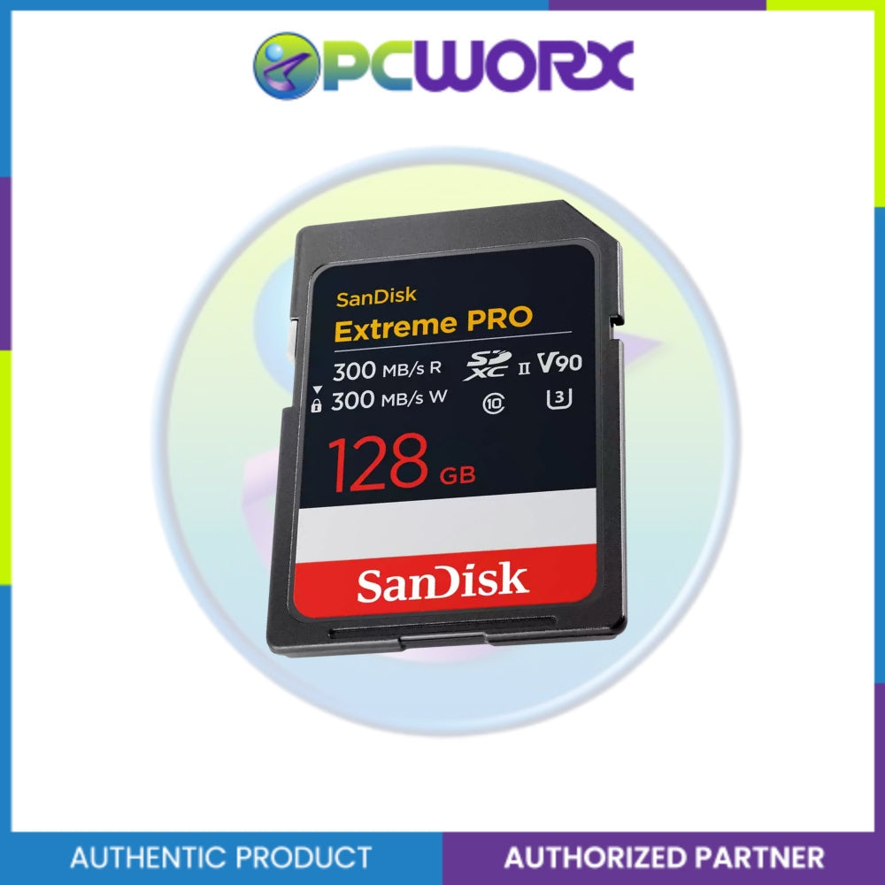 Sandisk SDSDXDM-128G-064G-GN4IN 128GB,64GB Extreme Pro SD V90 U3 C10 UHS- II, 300/300MB/S