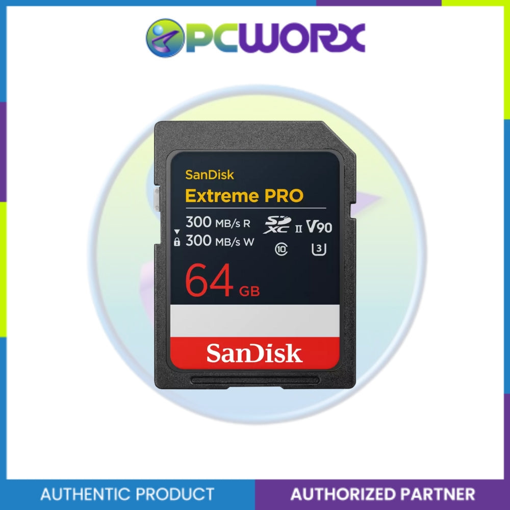 Sandisk SDSDXDM-128G-064G-GN4IN 128GB,64GB Extreme Pro SD V90 U3 C10 UHS- II, 300/300MB/S