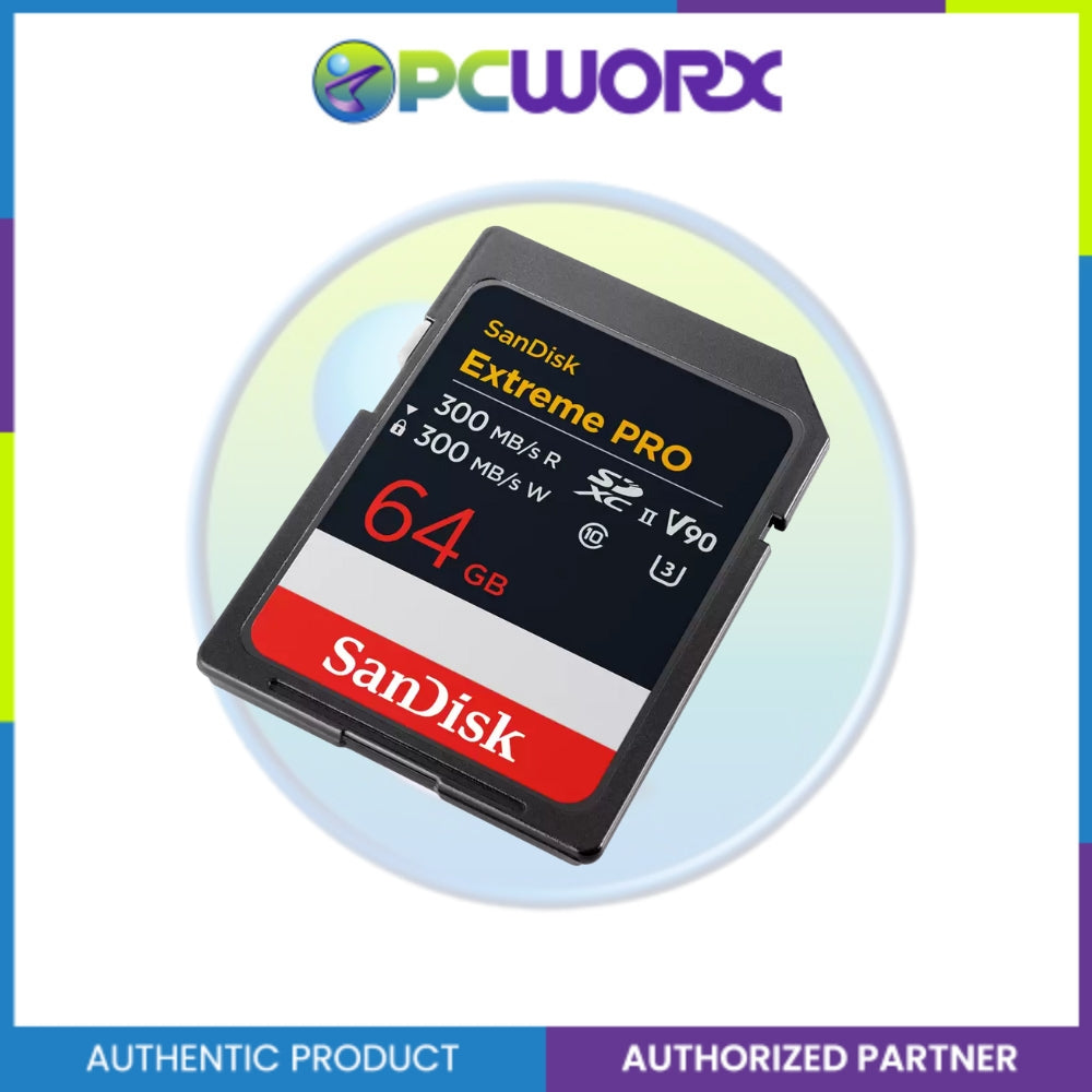 Sandisk SDSDXDM-128G-064G-GN4IN 128GB,64GB Extreme Pro SD V90 U3 C10 UHS- II, 300/300MB/S