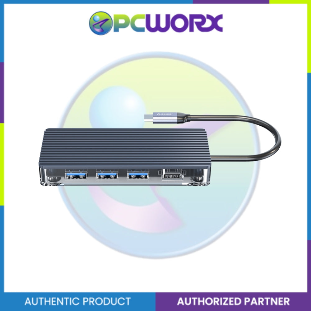 Orico WB-6TS-GY-BP 6in1 TypeC 4K USB3.0 Type-A*3 HDMI*1 TF&SD*1
