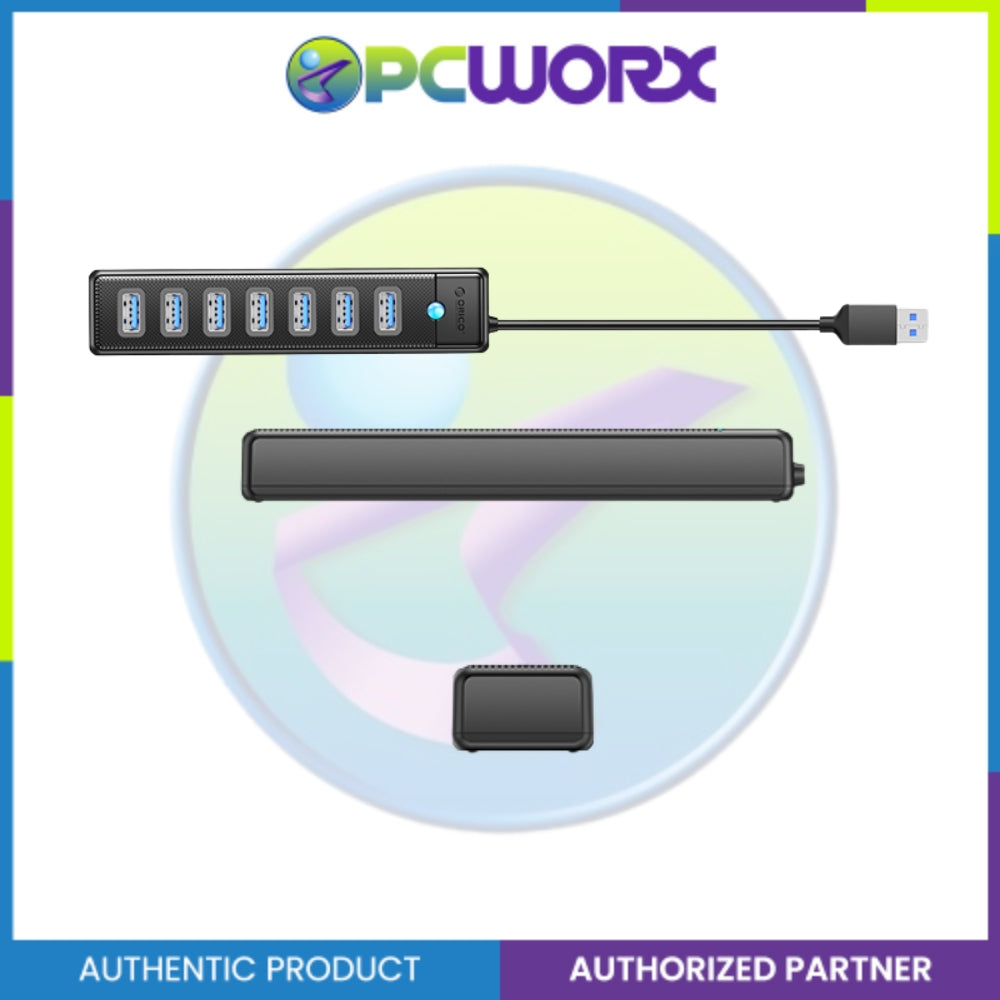 Orico PW7U-U3-10-BK-EP 7ports USB 3.0 Hub 100cm
