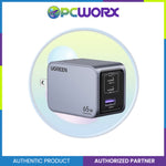 Ugreen X755/25870 Nexode Mini 65w USB-A+2 USB-C  PD GAN Tech Fast Charger Gray
