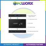 Ugreen US216/30768 4-Port USB 3.0 Switch Box Black