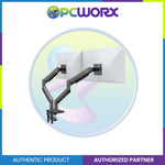 North Bayou NB-G35 22-32" Full Swivel Dual Gas Strut Arm Monitor Desk Stand with
