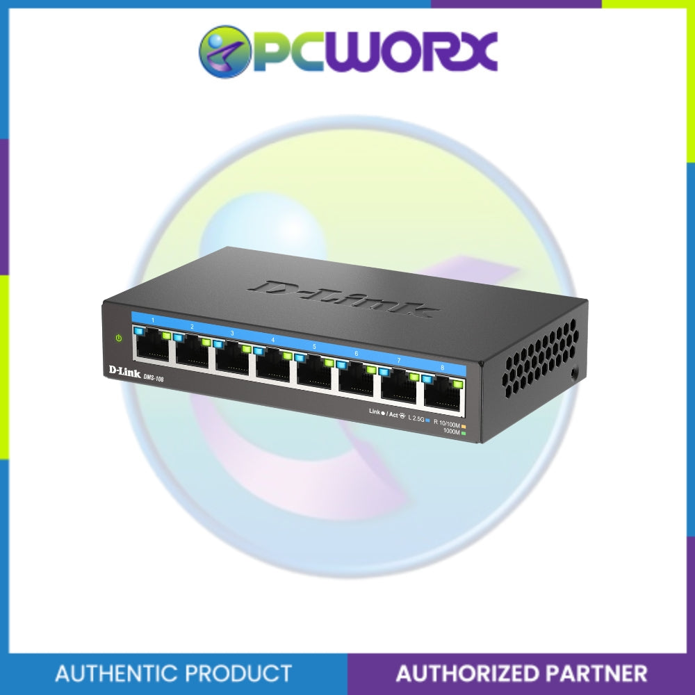 D-Link DMS-108/E 8-port Unmanaged Multi-Gigabit (MG) Switch