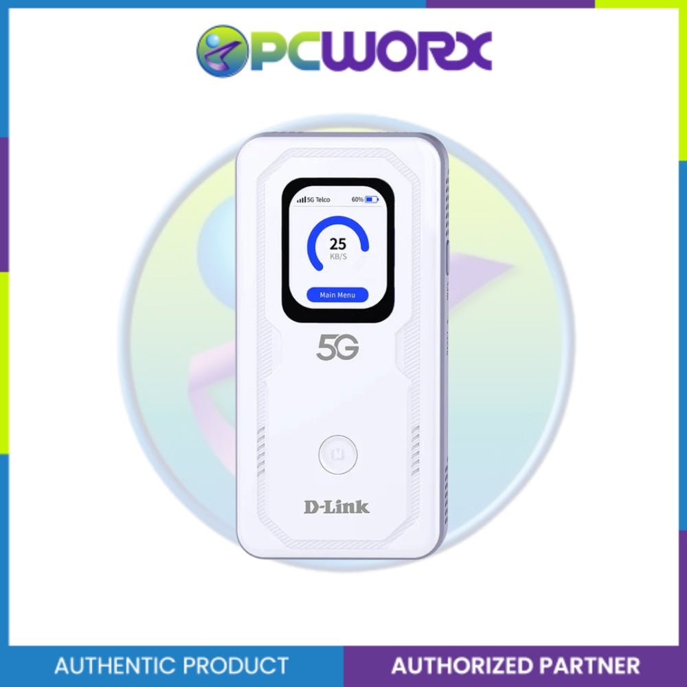 D-Link DWR-U2100 5G NR Wi-Fi 6 AX900 MiFi Mobile Router (with 5,000mAh)