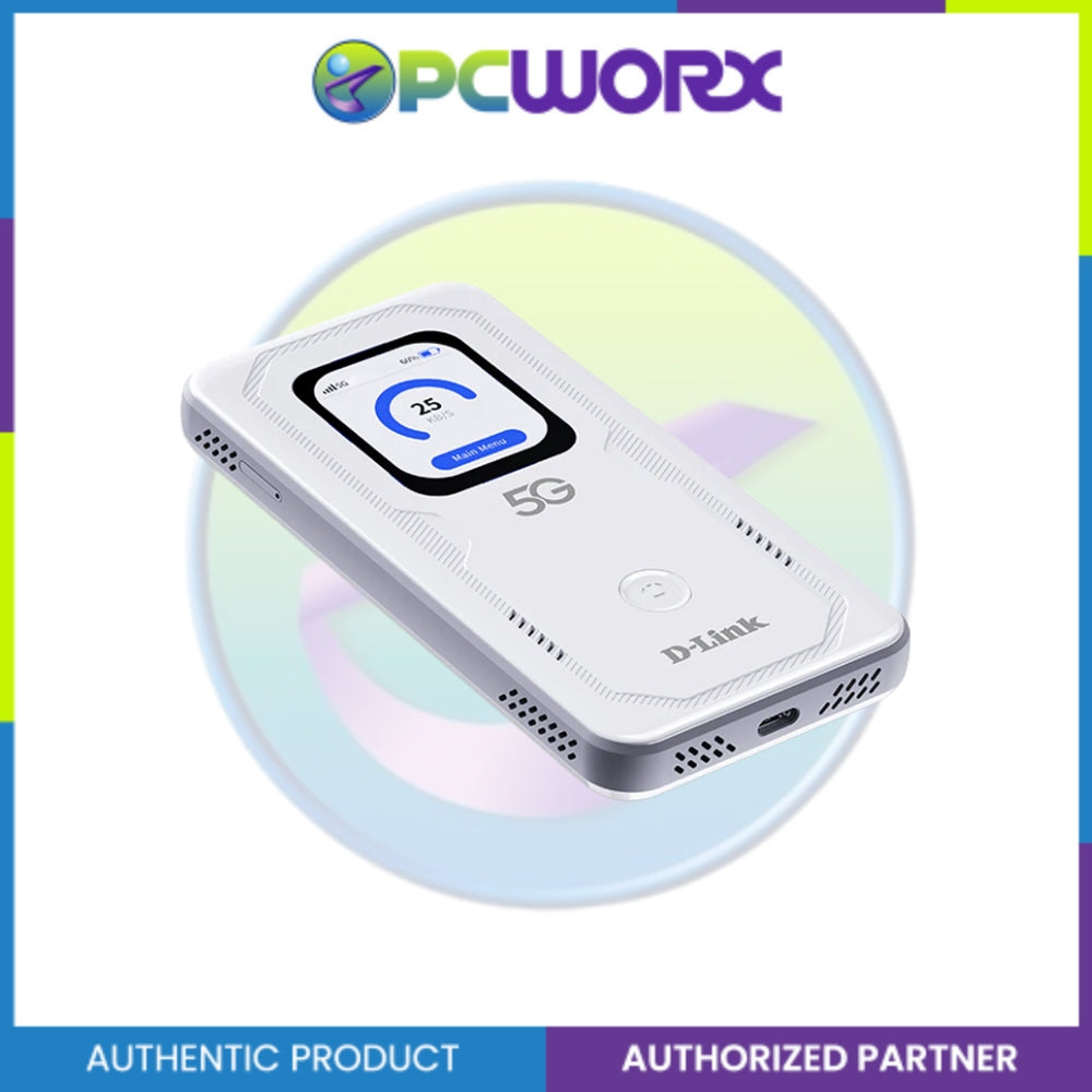 D-Link DWR-U2100 5G NR Wi-Fi 6 AX900 MiFi Mobile Router (with 5,000mAh)