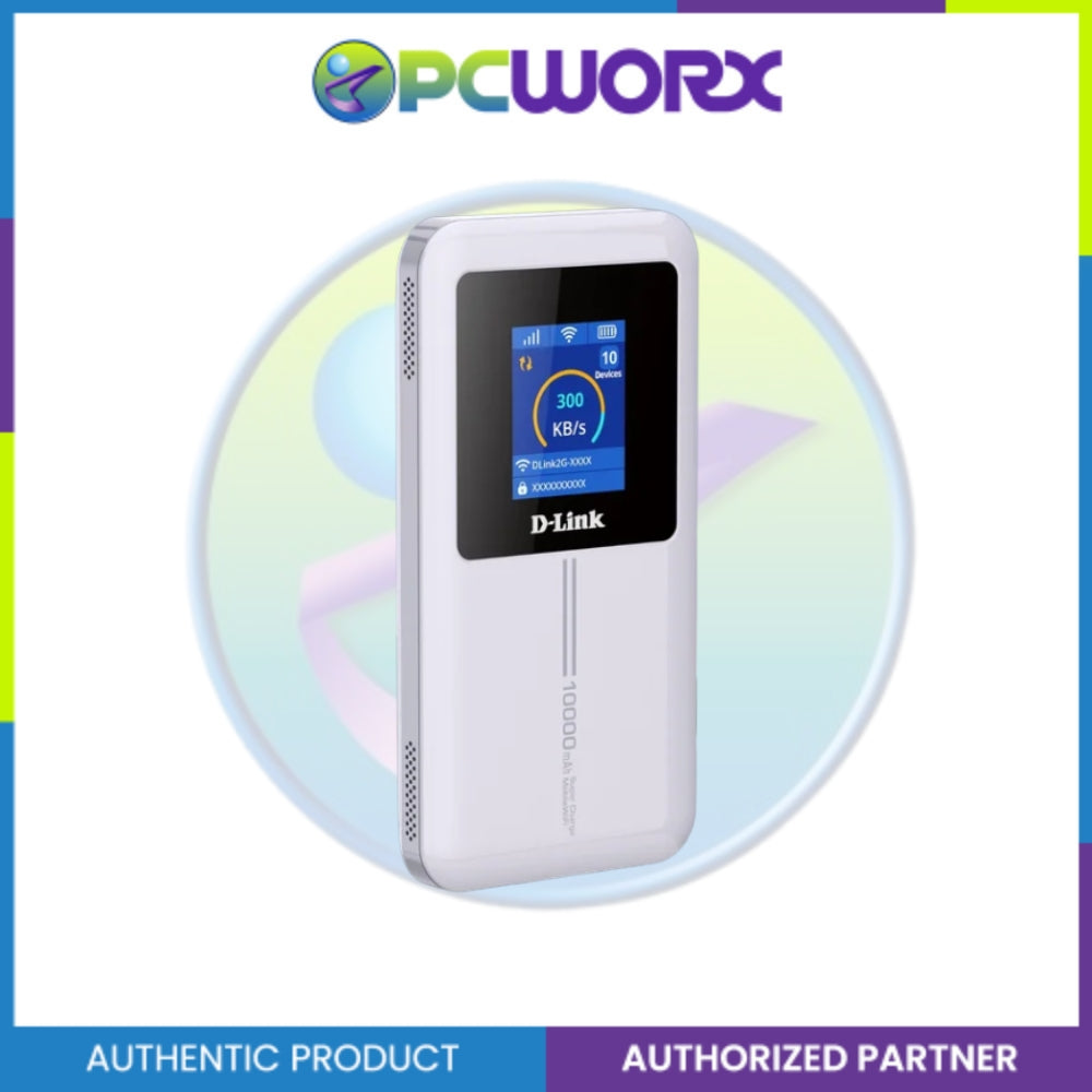 D-Link 4G LTE Wi-Fi 6 MiFi Powerbank Mobile Router (with 10,000mAh | 1.77