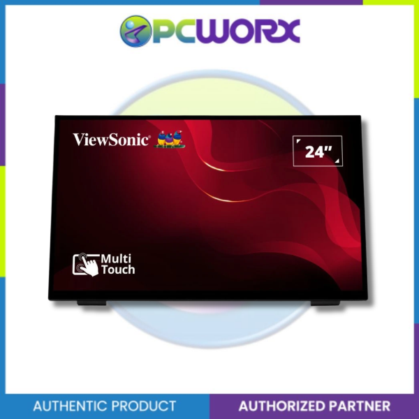 ViewSonic TD2465 24" VA Full HD 60Hz 10-Point Touchscreen Monitor