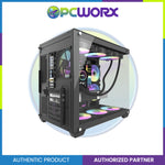 DarkFlash C285P V2 TG Dual Chamber Luxury ATX Casing Black/White