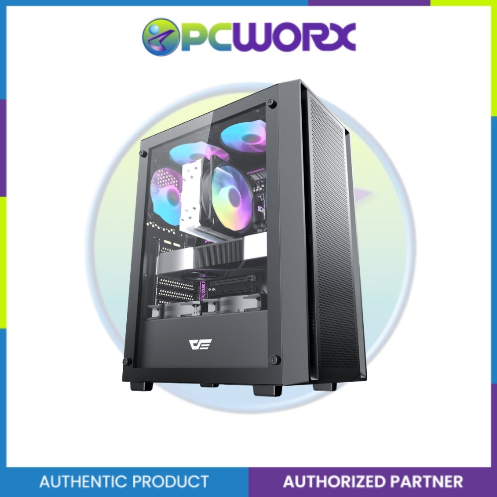 Darkflash A305 TG ATX Casing Black/White