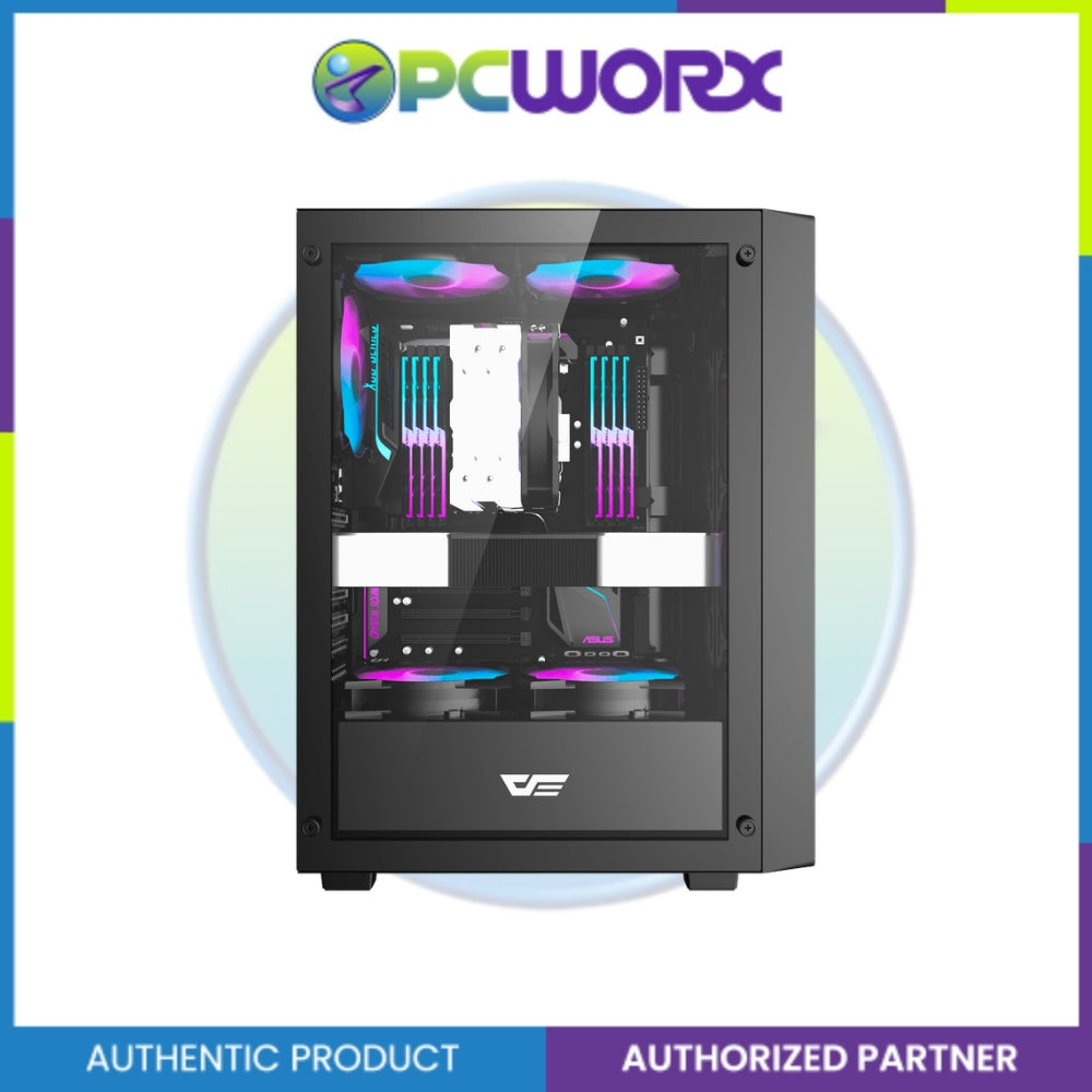 Darkflash A305 TG ATX Casing Black/White