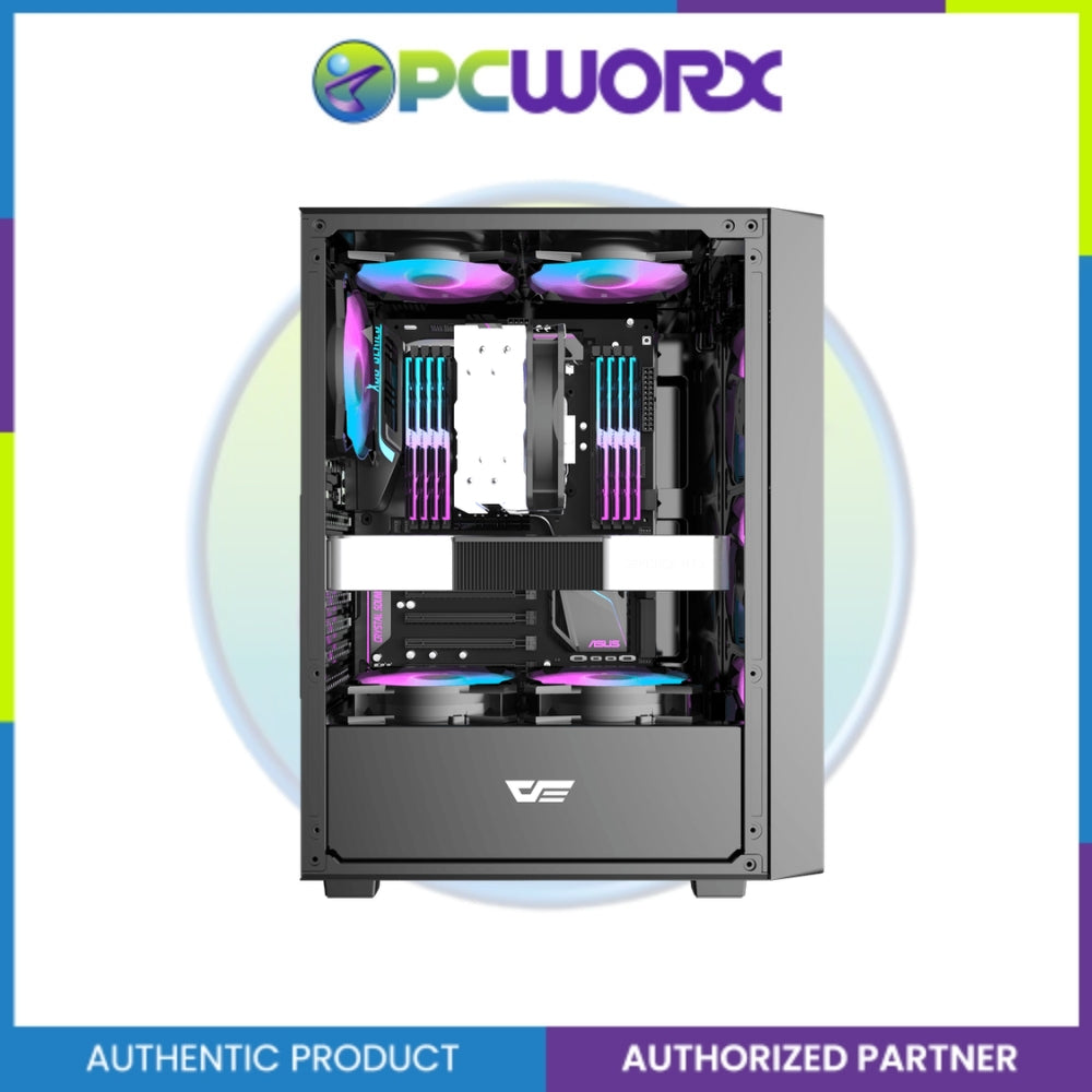 Darkflash A305 TG ATX Casing Black/White