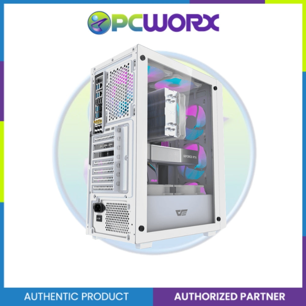 Darkflash A305 TG ATX Casing Black/White