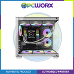 DarkFlash C285P V2 TG Dual Chamber Luxury ATX Casing Black/White