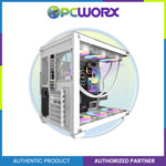 DarkFlash C285P V2 TG Dual Chamber Luxury ATX Casing Black/White