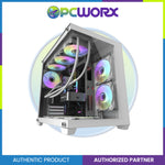 DarkFlash C285P V2 TG Dual Chamber Luxury ATX Casing Black/White