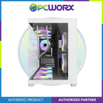 DarkFlash C285P V2 TG Dual Chamber Luxury ATX Casing Black/White