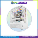 DarkFlash DY460 Dual-chamber TG ATX/M-ATX Casing Black/White