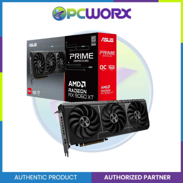 ASUS PRIME-RX9060XT-O16G 16GB GDDR6 OC Edition Graphics Card