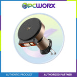 Mcdodo CH-0090 15W Qi2 Magnetic Wireless Car Charger Built-in Cable Black