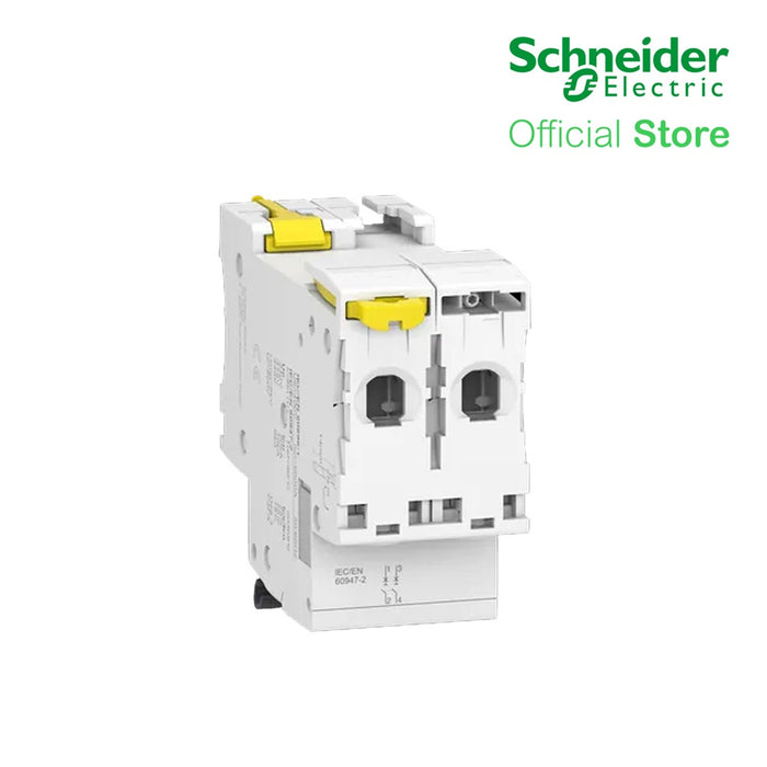 Schneider Acti9 IEC 2P 40A C DIN-Rail Type Miniature Circuit Breaker 230/400V 10kAIC (A9F74240)