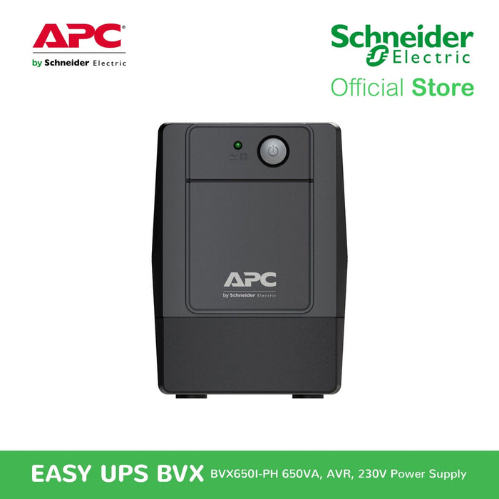 APC BVX650I-PH 650VA / 360 Watts 4 Nema Circuit Breaker | APC UPS