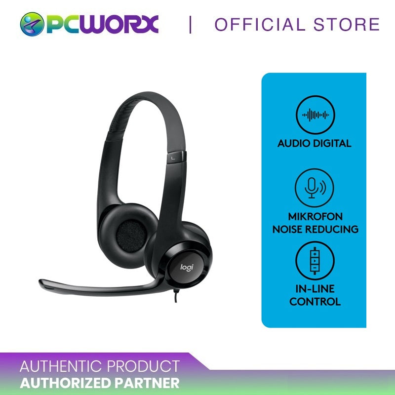 Logitech Headset Gaming Shopee Logitech H390 Stereo Headset USB