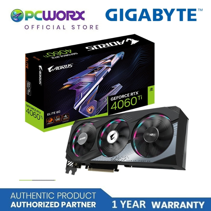 Gigabyte NVIDIA® GeForce RTX™ 4060 Ti Aorus Elite 8GB GDDR6