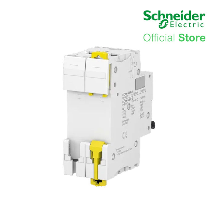 Schneider Acti9 IEC 2P 40A C DIN-Rail Type Miniature Circuit Breaker 230/400V 10kAIC (A9F74240)