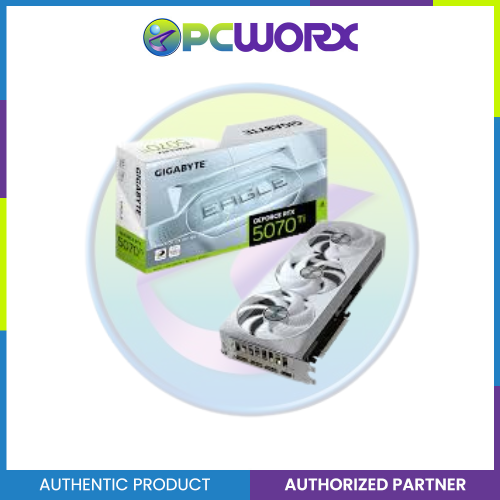 Gigabyte  NVIDIA® GeForce RTX™5070TI GV-N507TEAGLEOC-ICE-16GD EAGLE OC ICE SFF 16GB GDDR7 GPU