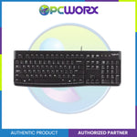Logitech K120 Wired Keyboard, Full-Size, Spill Resistant, Curved Space Bar PC/Laptop