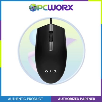 Aula AM103 USB Wired Mouse Black