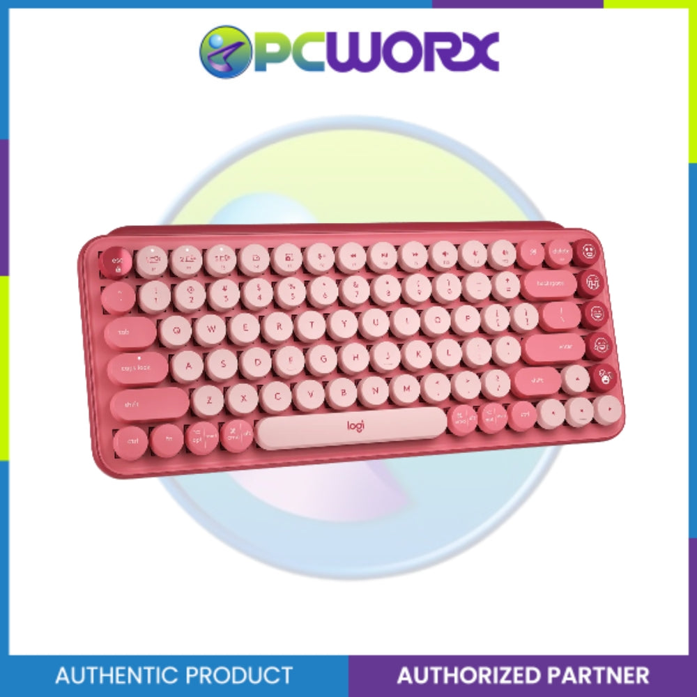 Logitech POP KEYS Wireless Mechanical Keyboard with Customizable Emoji Keys