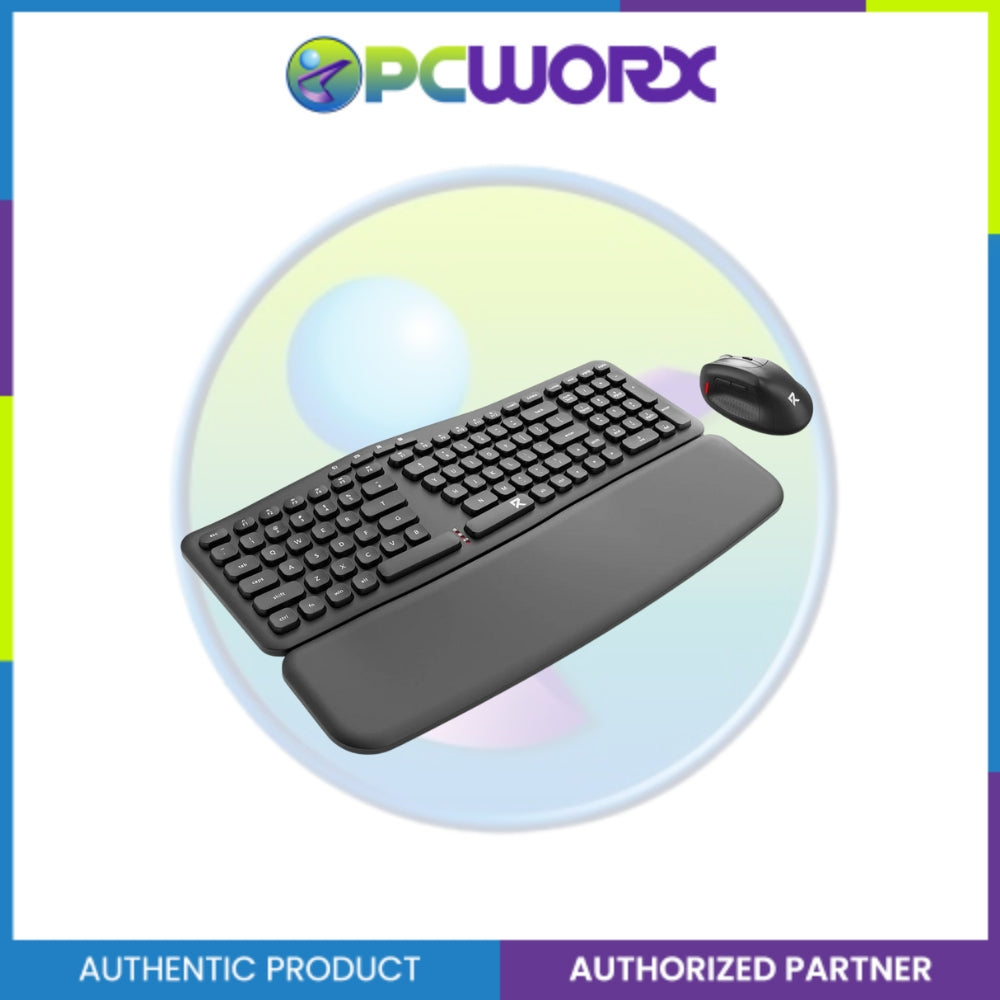 Redragon BS-7162MAX 2.4G Wireless Ergonomic Keyboard & Mouse Bundle Black