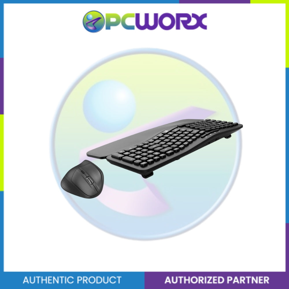 Redragon BS-7162MAX 2.4G Wireless Ergonomic Keyboard & Mouse Bundle Black