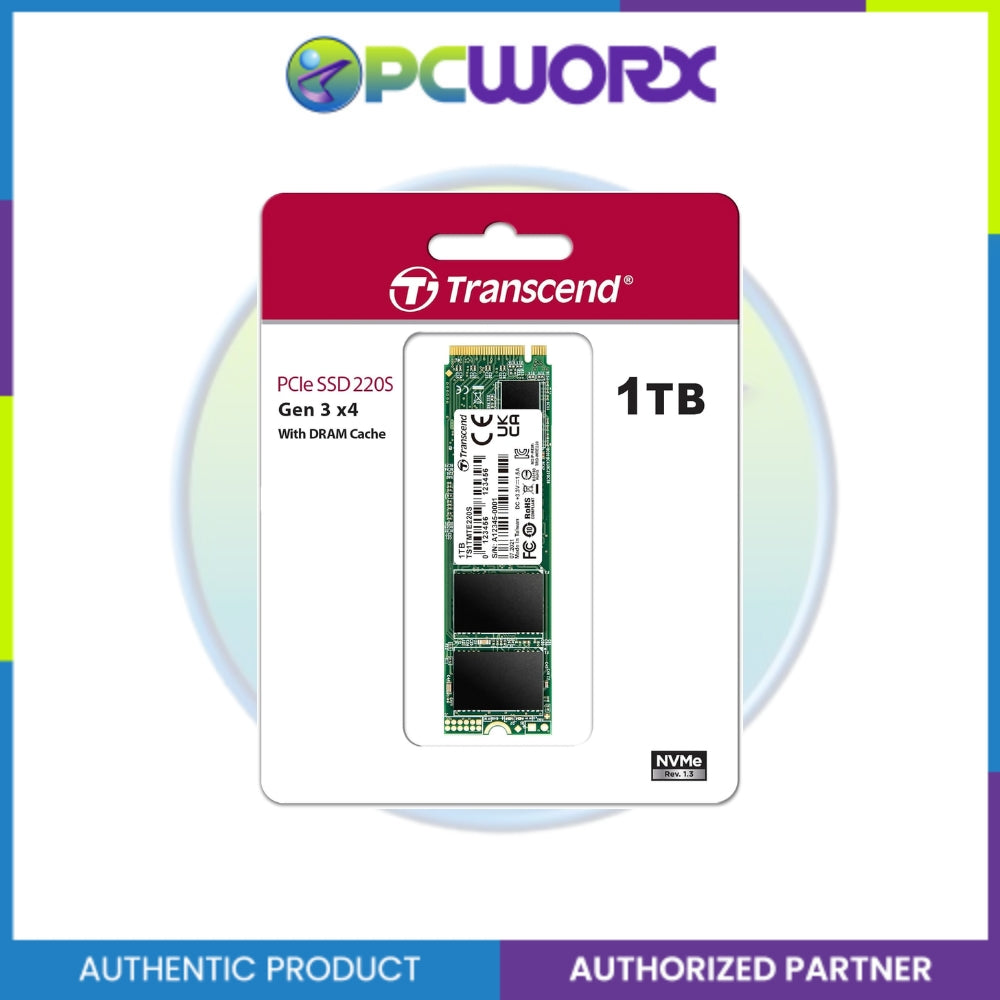 Transcend TS1TMTE220S 1TB M.2 Nvme PCIe Gen3 SSD