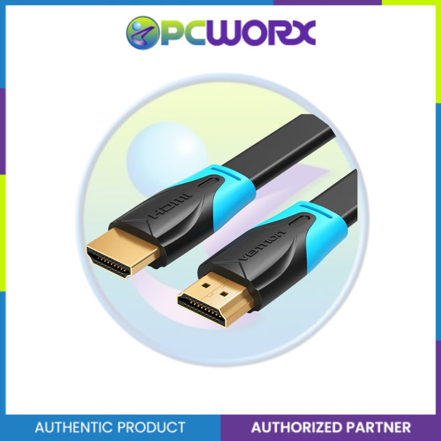 Vention VAA-B02-L150 4K@60Hz Male to Male Copper-Clad Steel Flat HDMI 1.5M