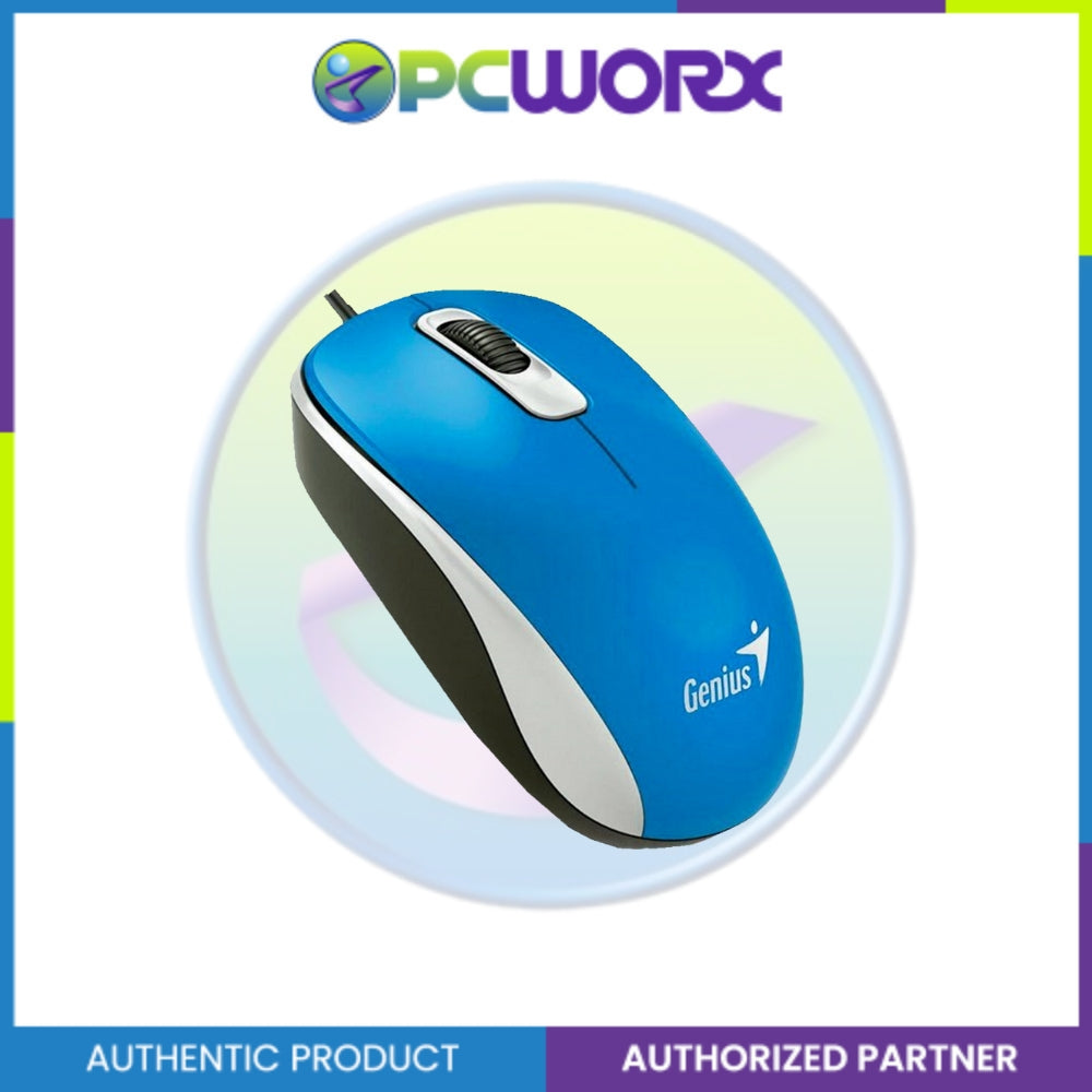 Genius DX-110 PS2 Full Size Optical Mouse in Different Colour