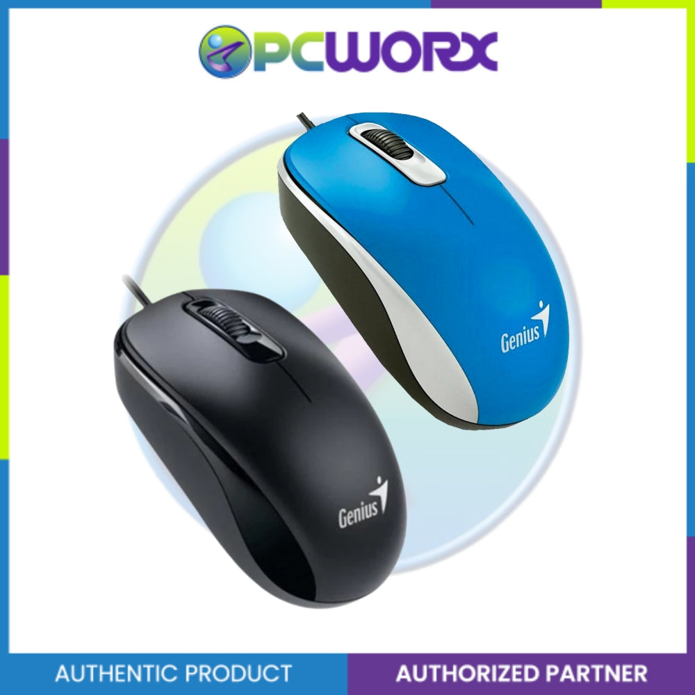 Genius DX-110 PS2 Full Size Optical Mouse in Different Colour