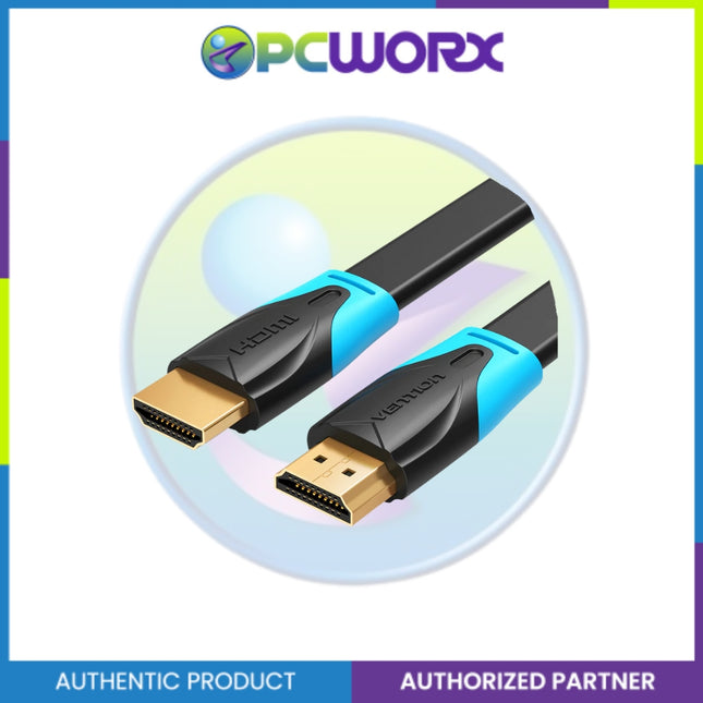 Vention VAA-B02-L200 4K@60Hz Male to Male Copper-Clad Steel Flat HDMI 2M