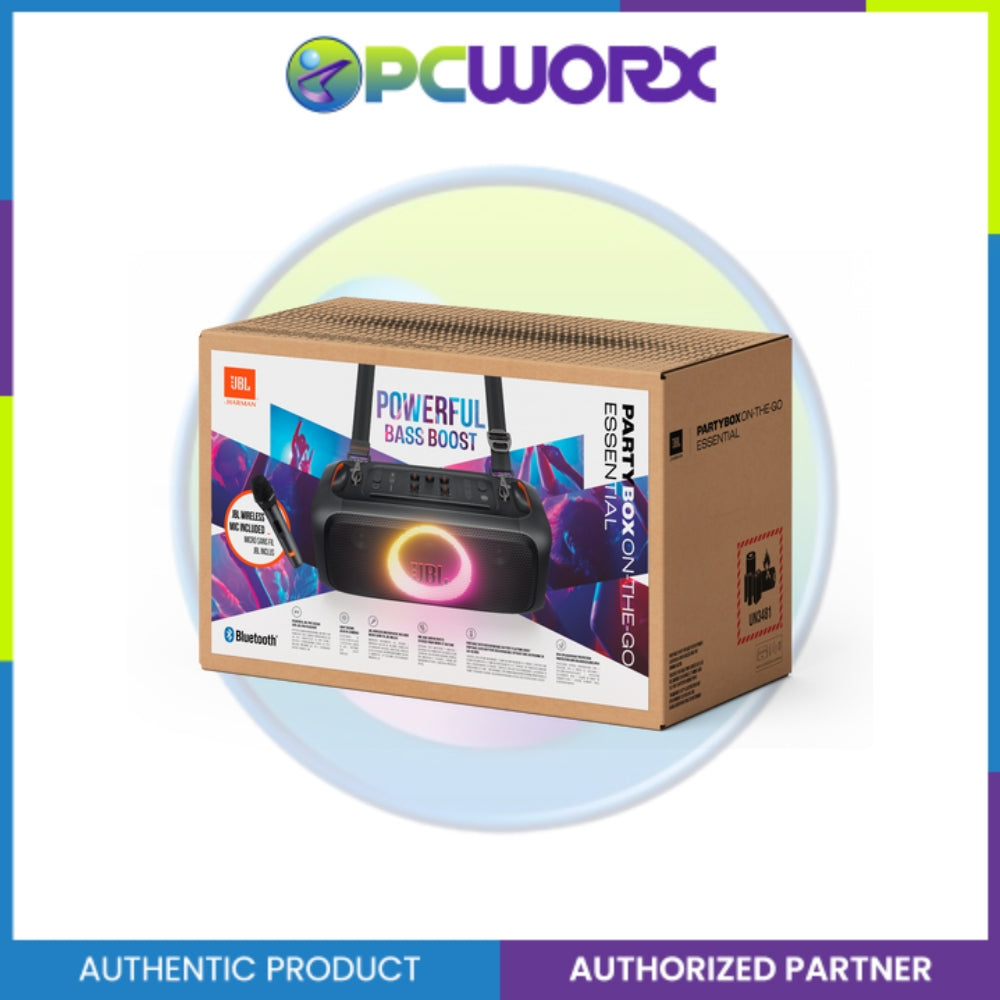 JBL Harman PARTYBOX OTG Essential Portable Speaker With Mic Black