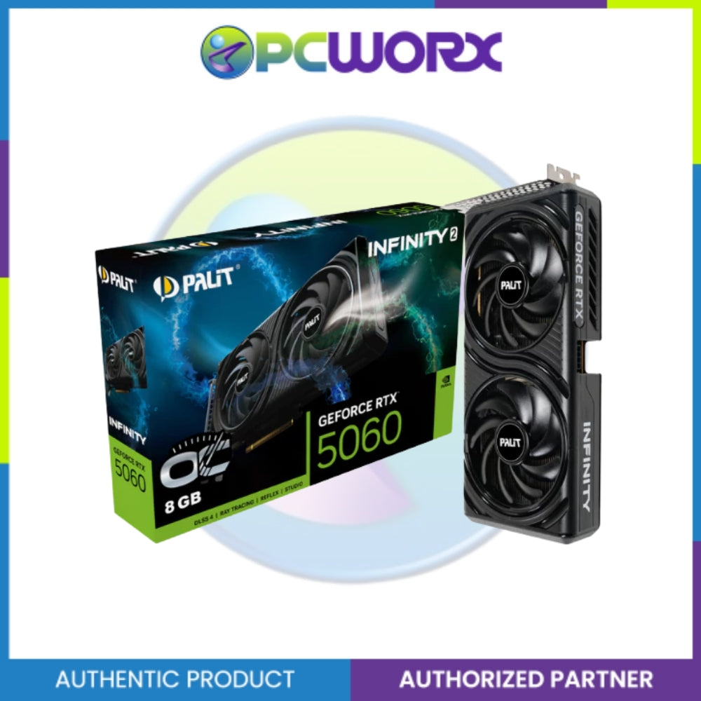Palit NVIDIA® NE75060V19P1-GB2063L RTX™ 5060 Infinity 2 8GB GDDR7 Graphics Card