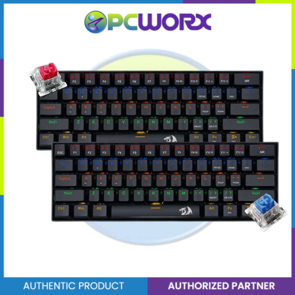 Redragon Lakshmi K606 Detachable Wire Mechanical Keyboard Red,Blue Switch