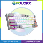 Redragon K617 Fizz 60% Wired Rgb Gaming Keyboard 61 Keys Compact Mechanical