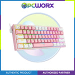 Redragon K617 Fizz 60% Wired Rgb Gaming Keyboard 61 Keys Compact Mechanical