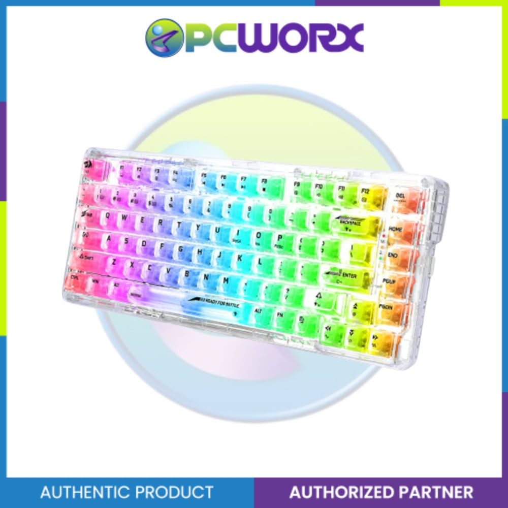 Redragon K649CT RGB ELF PRO Mechanical Keyboard Crystal