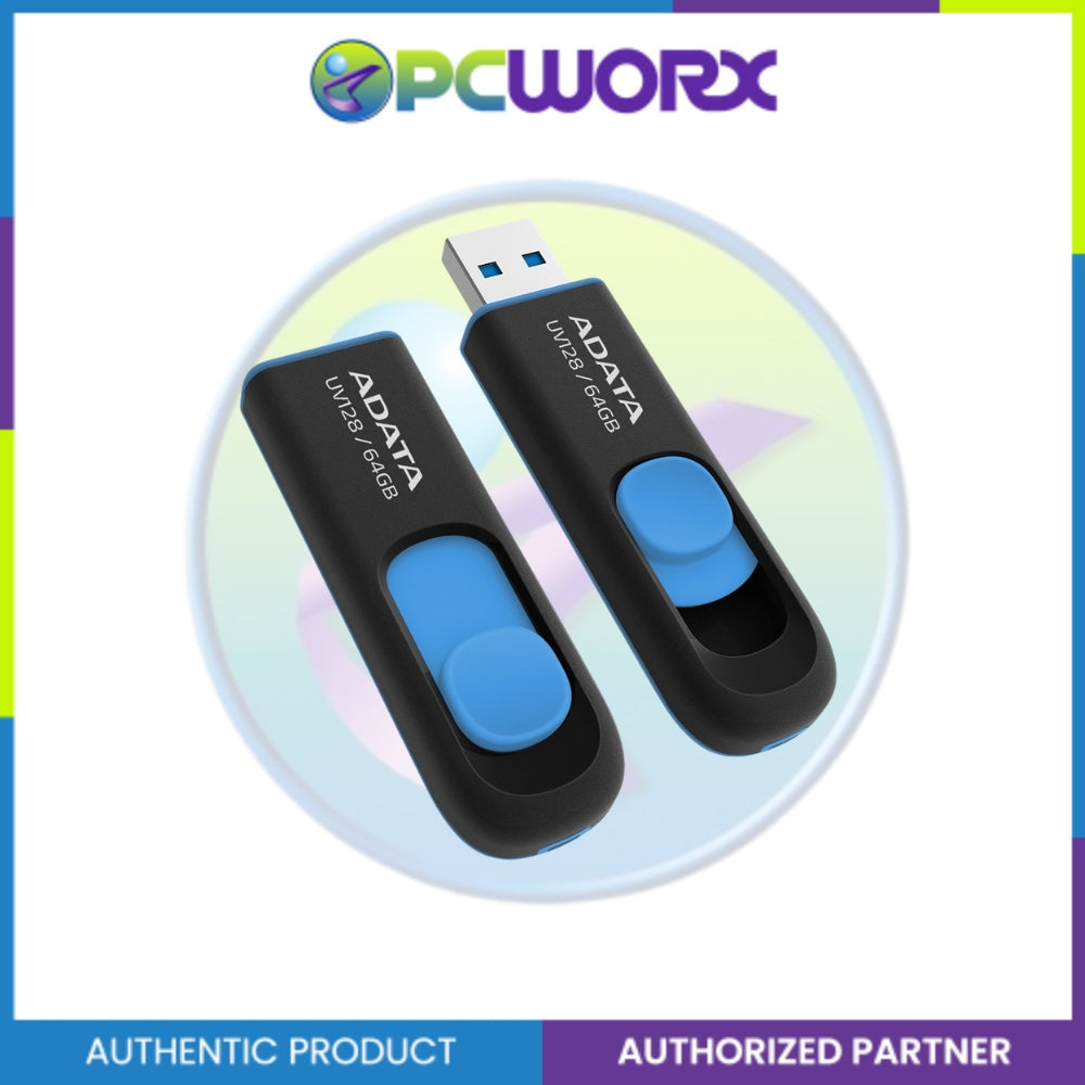 Adata AUV128-64G 64GB USB 3.1 Flash drive Black/Blue